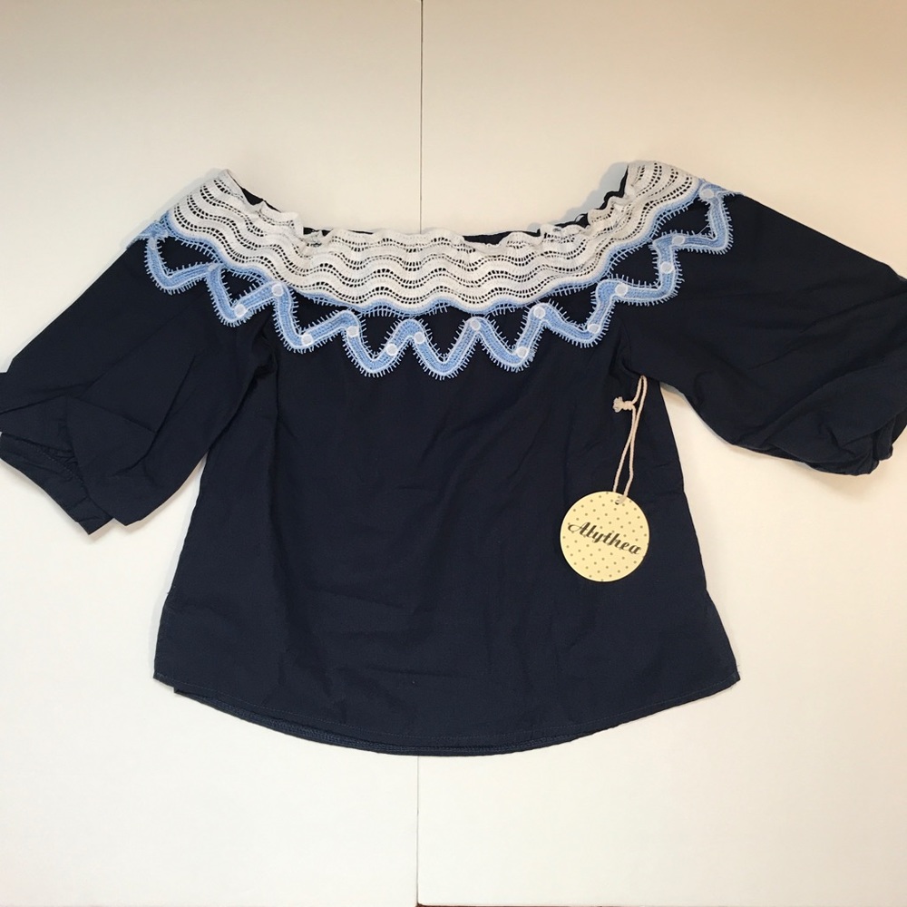 Over The Shoulder Crop Top